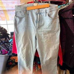 Madewell Women's high waisted Boot Cut Jeans in Light Blue size 32